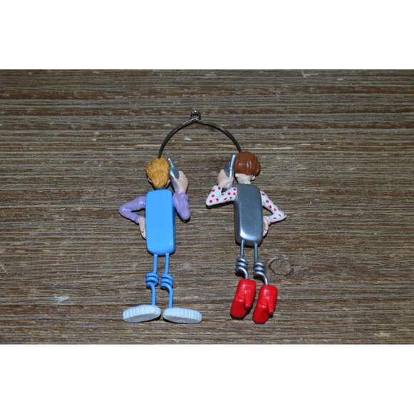 Hallmark Keepsake Ornament The Mom Daughter Line  Phone Christmas Holiday Family - Picture 2 of 6